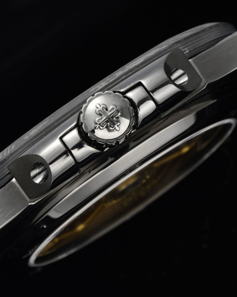 Patek Philippe Nautilus D:W Black Dial Full Forged Carbon Case On Carbon Bracelet