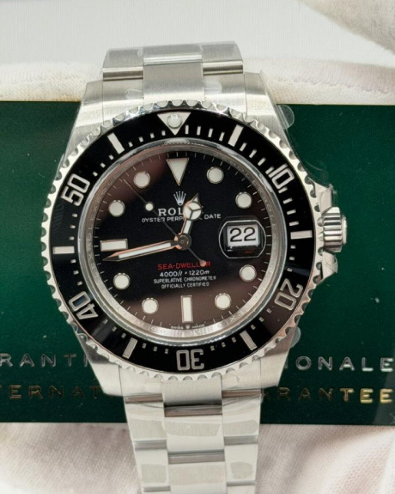 Rolex Stainless Steel Sea-Dweller Deepsea Black Dial