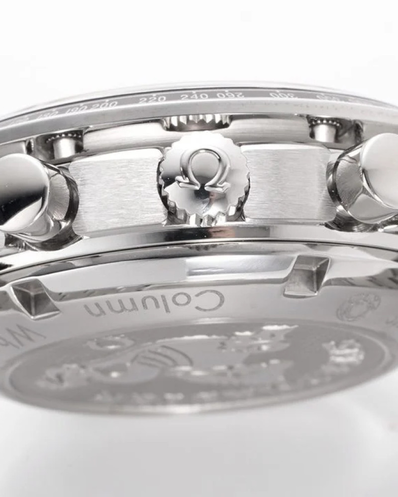 Omega Speedmaster Racing Black/Silver "Panda" Dial Steel Bezel On Steel Bracelet