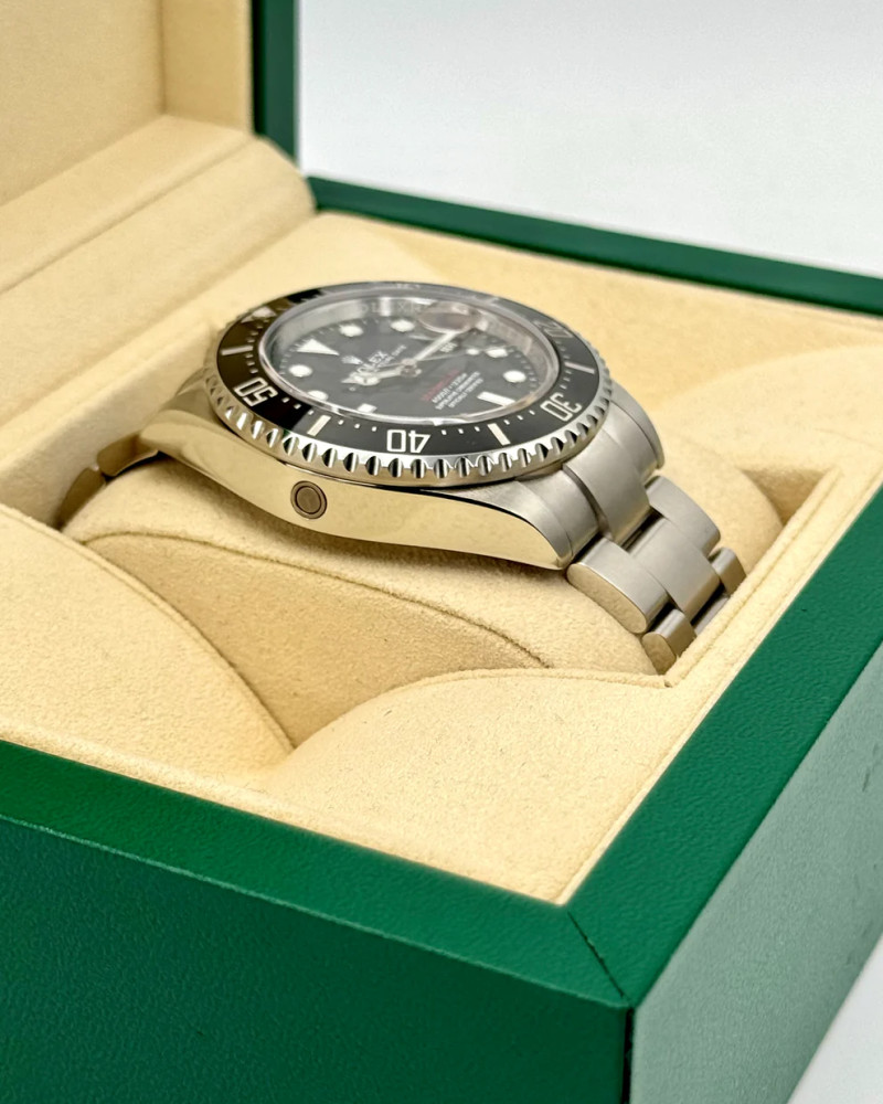 Rolex Stainless Steel Sea-Dweller Deepsea Black Dial
