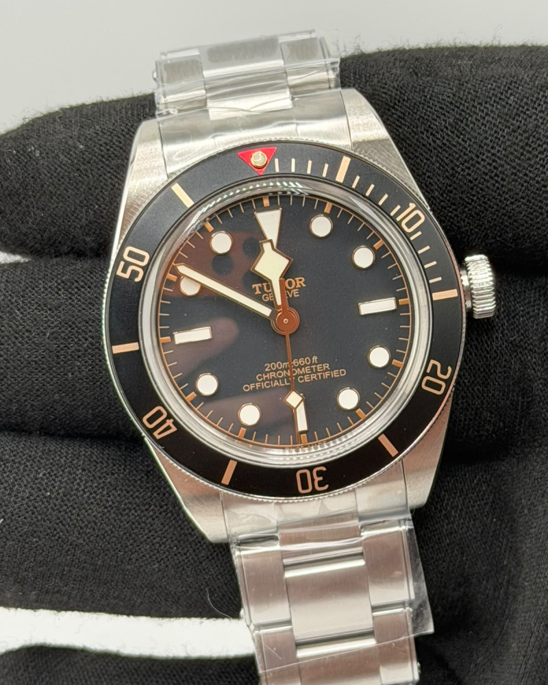 Tudor Black Bay 58 Black Dial Black Bezel Bronze Hands On Steel Bracelet