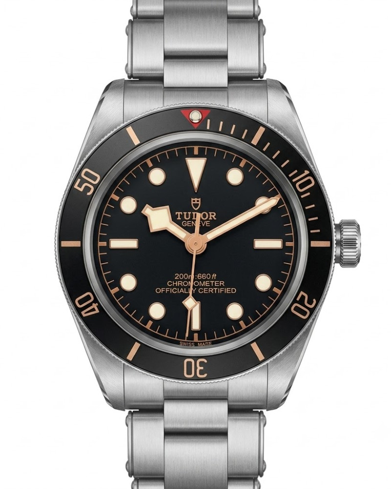 Tudor Black Bay 58 Black Dial Black Bezel Bronze Hands On Steel Bracelet