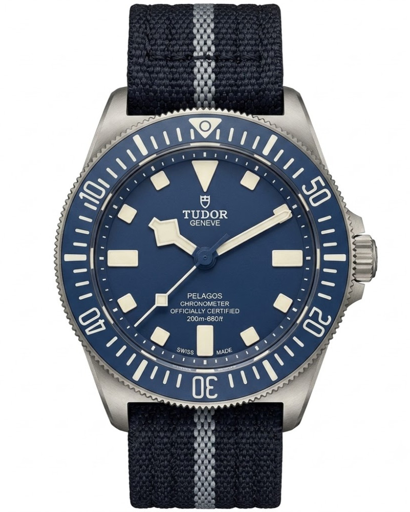 Tudor Pelagos Blue Dial Titanium Case On Fabric Strap