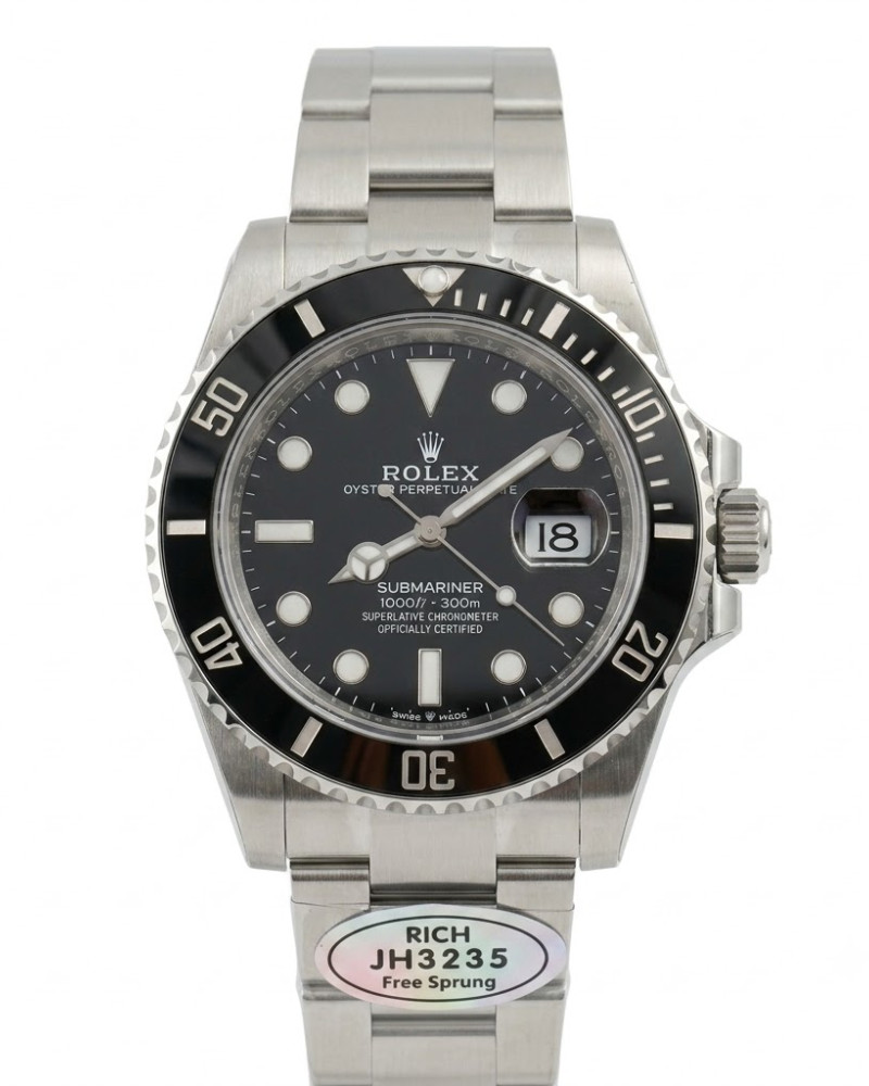 Rolex Oyster Perpetual Date Submariner Black Dial Black Ceramic Bezel