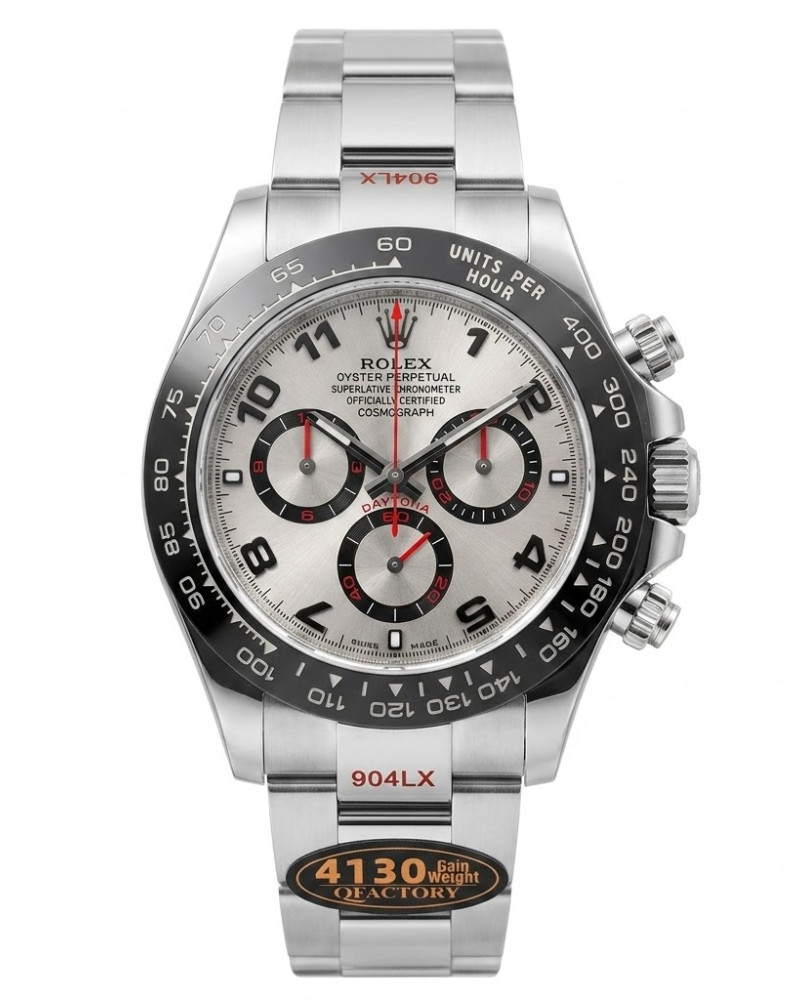 Rolex Daytona Silver Dial On Steel Bracelet