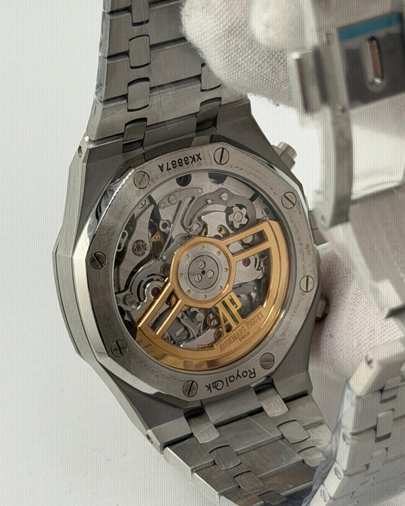 Audemars Piguet Royal Oak Chronograph Black Dial On Steel Bracelet