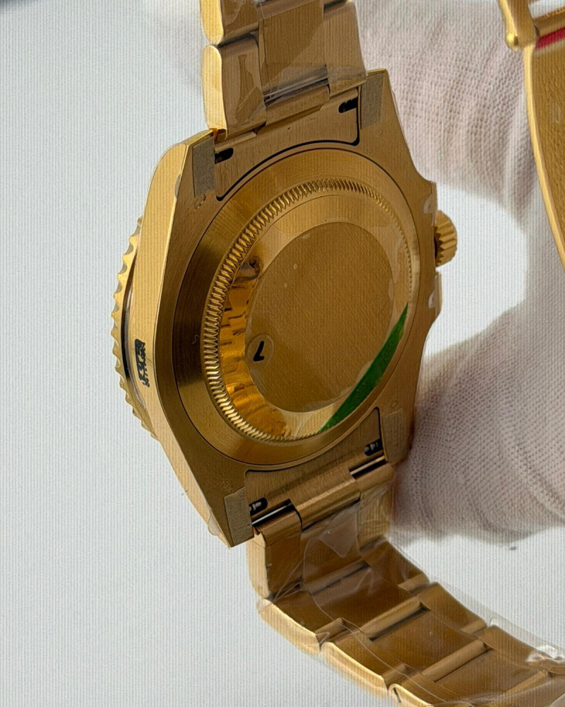Rolex Submariner Blue Dial On Yellow Gold Bracelet