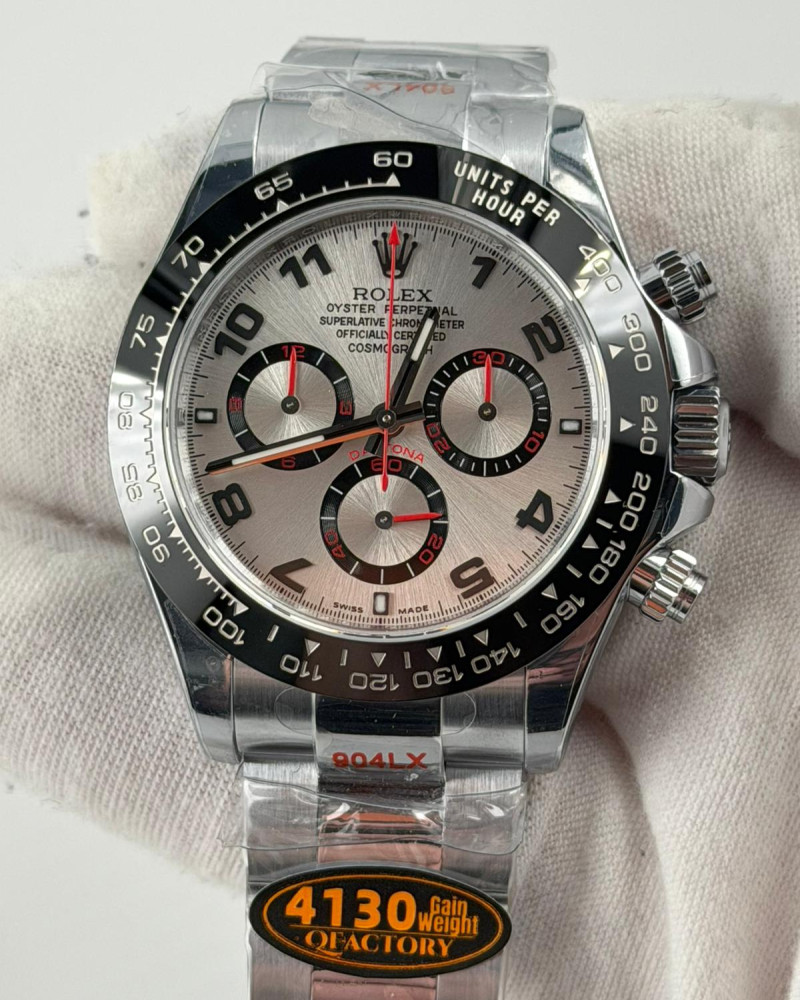 Rolex Daytona Silver Dial On Steel Bracelet