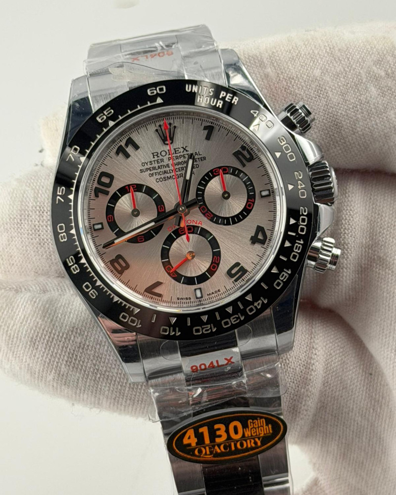Rolex Daytona Silver Dial On Steel Bracelet