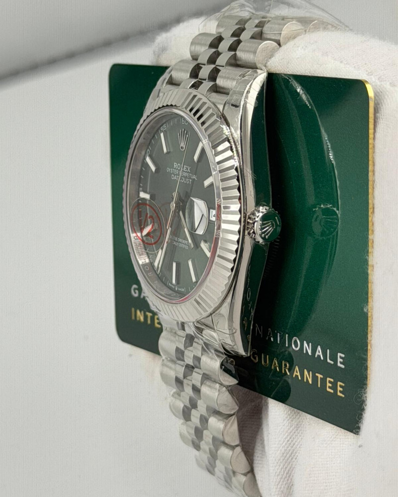 Rolex Datejust 41 Dark Rhodium Dial On Jubilee Bracelet