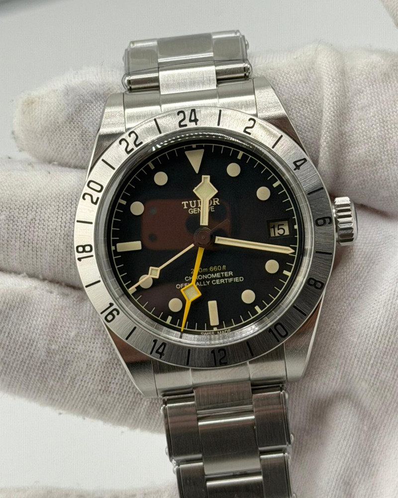 Tudor Black Bay Pro Black Dial On Steel Bracelet