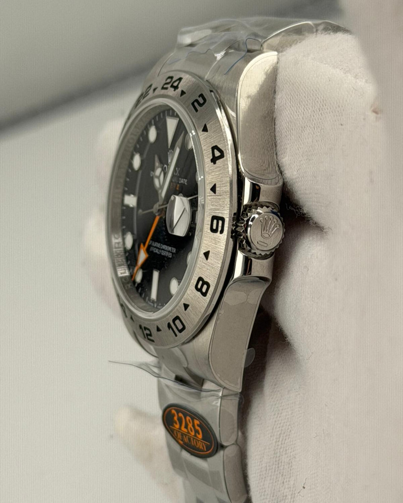 Rolex Explorer II Black Dial On Steel Bracelet