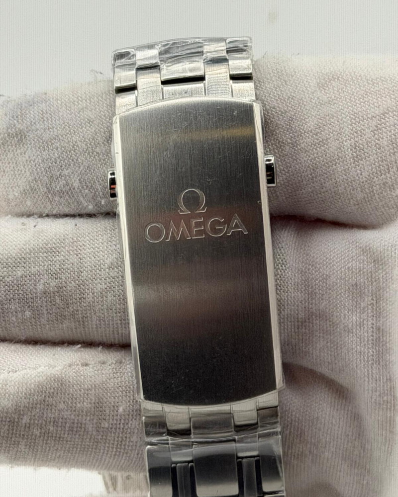 Omega Seamaster Diver 300M Brown Wave Dial On Steel Bracelet
