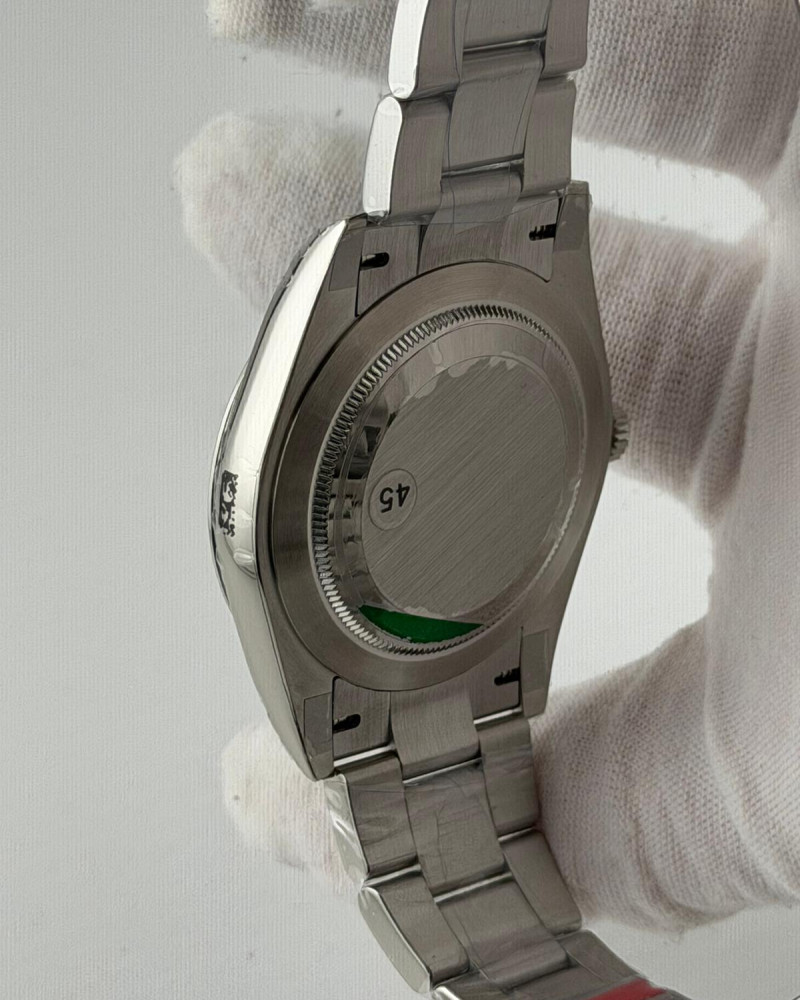 Rolex Oyster Perpetual Black Grape Dial On Steel Bracelet