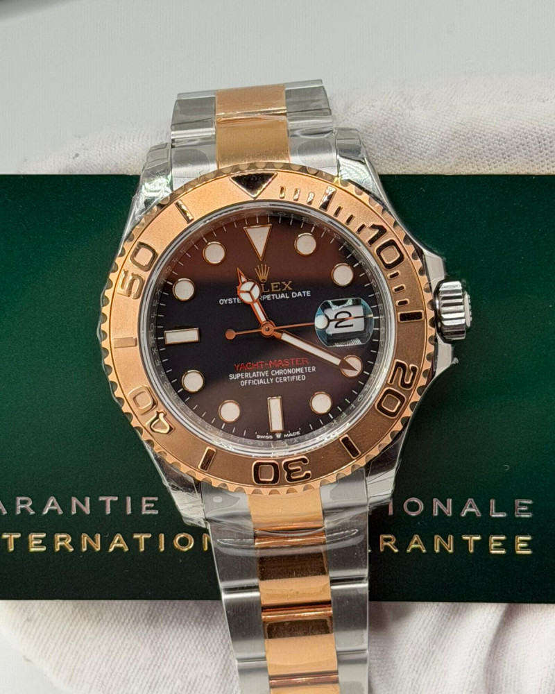 Rolex Yacht-Master 40 Chocolate Dial On Two-Tone Bracelet