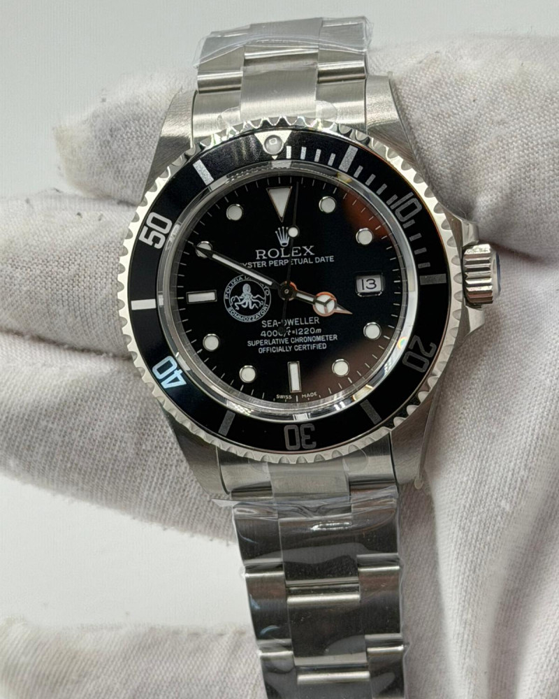 Rolex Sea-Dweller Black Dial On Steel Bracelet
