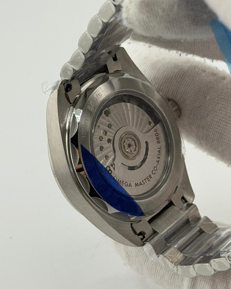 Omega Railmaster Black Dial On Steel Bracelet