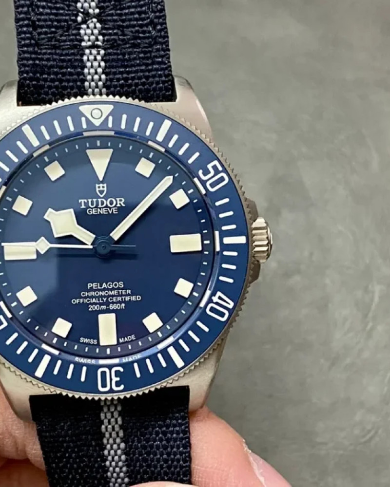 Tudor Pelagos Blue Dial Titanium Case On Fabric Strap