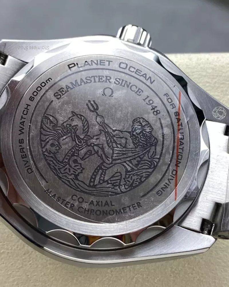 Omega Seamaster Planet Ocean Ultra Deep Blue Dial Steel Ceramic Bezel On Steel Bracelet