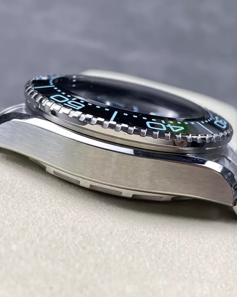 Omega Seamaster Planet Ocean Ultra Deep Blue Dial Steel Ceramic Bezel On Steel Bracelet
