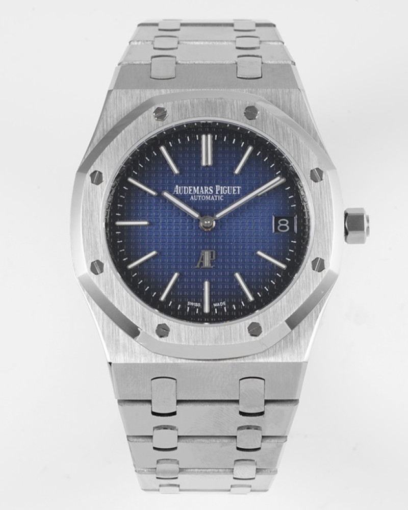 Audemars Piguet Royal Oak Blue Dial Steel Bezel On Steel Bracelet